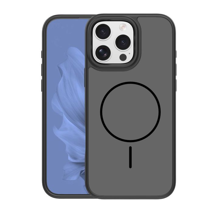 Frame Thin Magsafe TPU/TPC  iPhone 16 Pro - čierne
