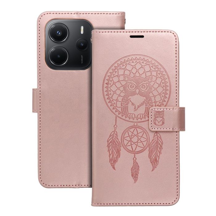 Mezzo Book Xiaomi Redmi Note 15 Pro 5G  lapač snov - ružovo-zlaté