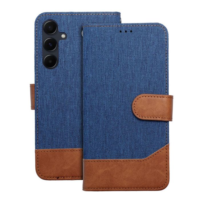 Jeans Book Xiaomi Redmi Note 15 LTE/4G - modro-hnedý
