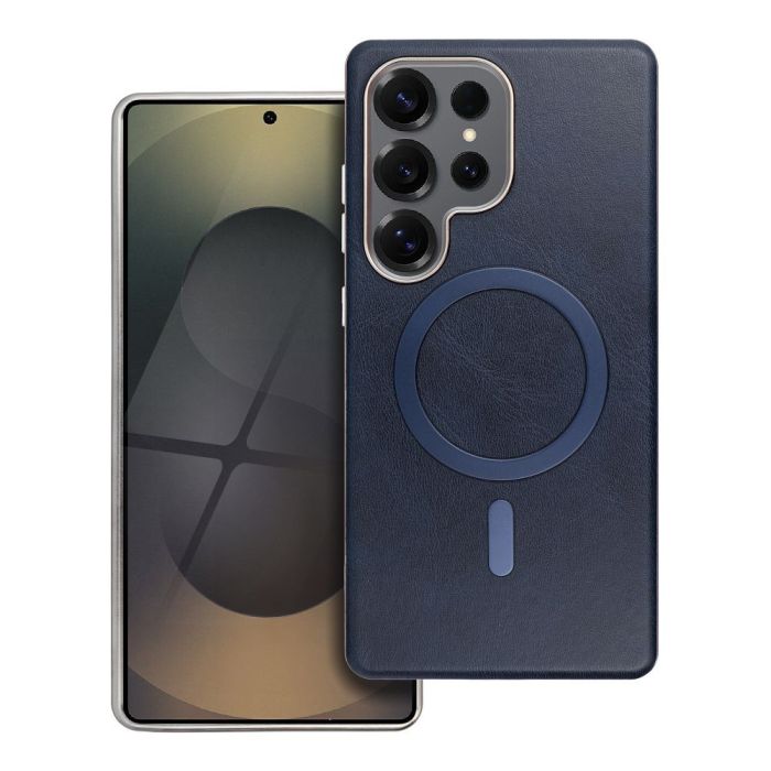 Obal Gentleman Mag Cover MagSafe Samsung Galaxy A27 5G A276 modrý