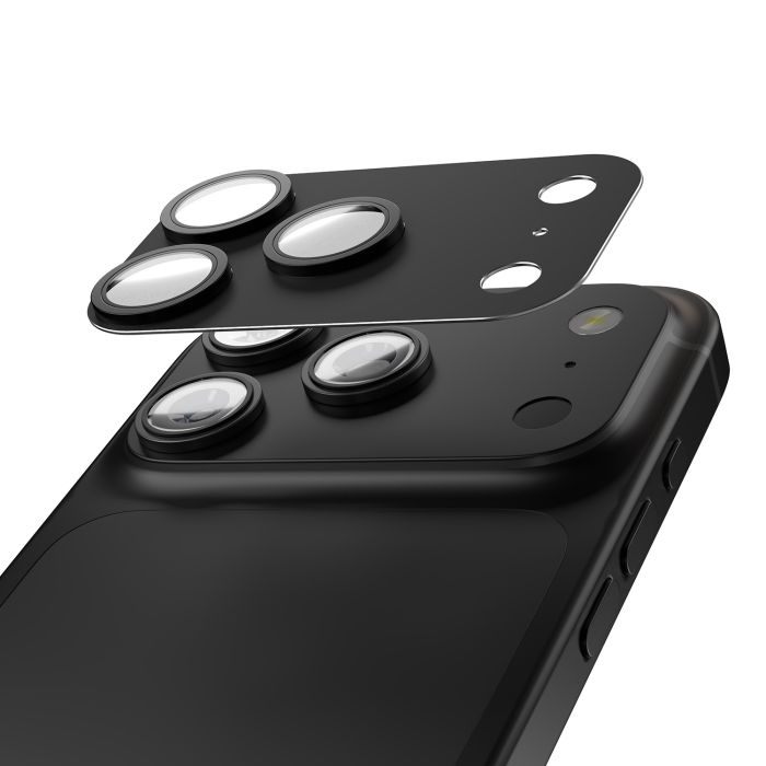 Sklo Etteri Guard objektív fotoaparátu iPhone 17 Pro Max - čierny
