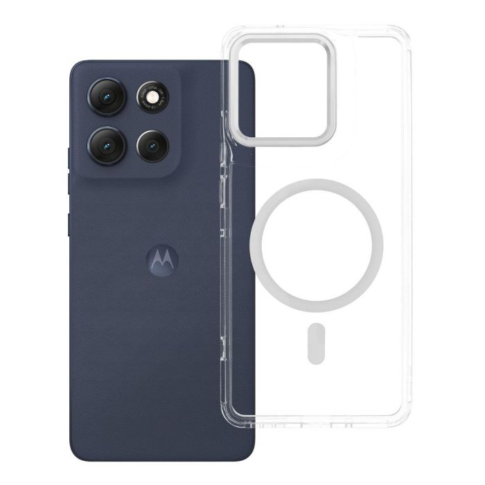 Obal FRAME CLEAR HYBRID MAG COVER MagSafe Motorola Moto G86 5G transparentný