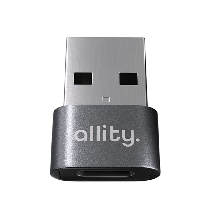 Allity ABA-101, adaptér/redukcia OTG USB-C do USB-A, sivý