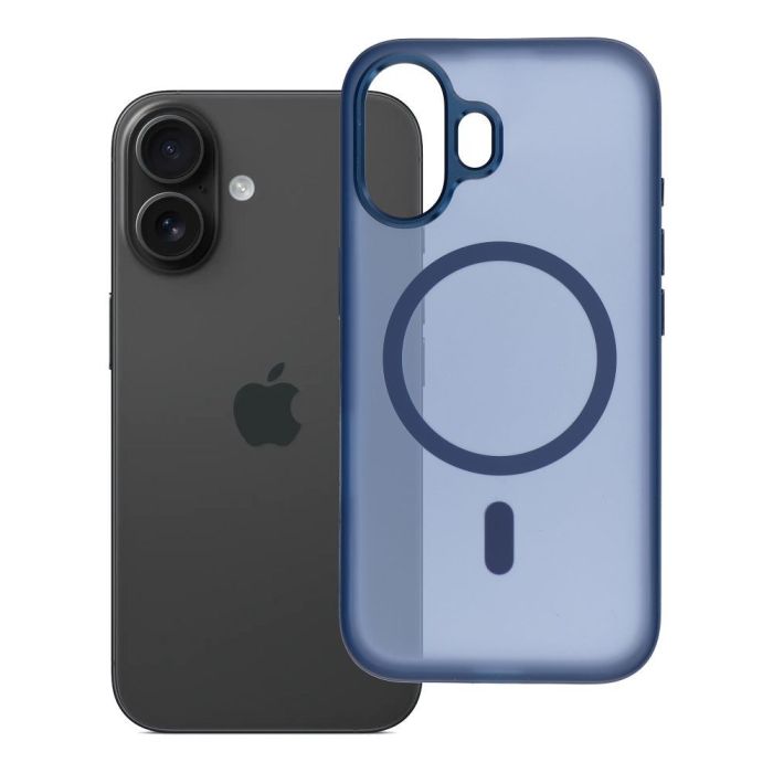 Obal FLEXLINE MAG COVER MagSafe Apple iPhone 16 modrý