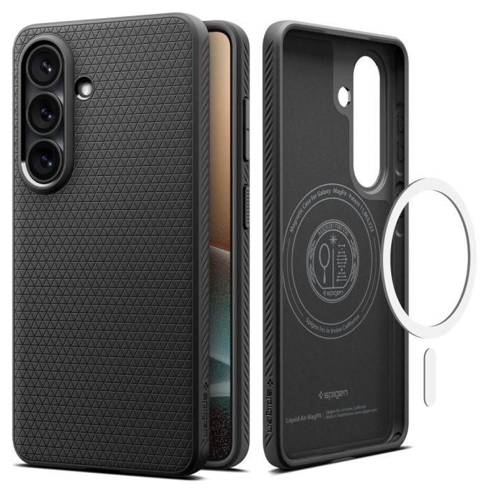 SPIGEN case LIQUID AIR MAG compatible with MagSafe for SAMSUNG S26 Plus matte black