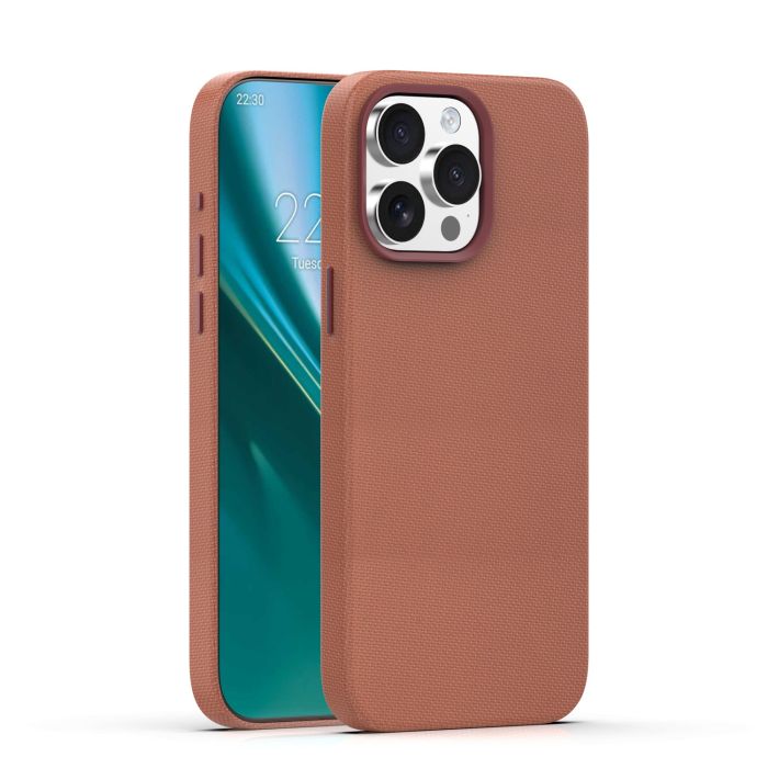 Etteri Elegant Magsafe TPU/TPC iPhone 15 Pro - hnedý