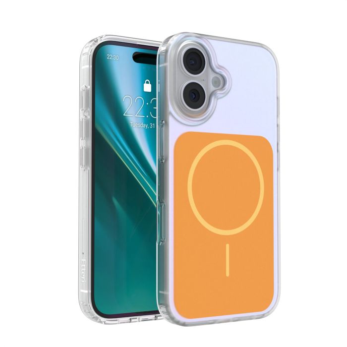 Etteri Hidden Pearl case for iPhone 16 6,1 orange