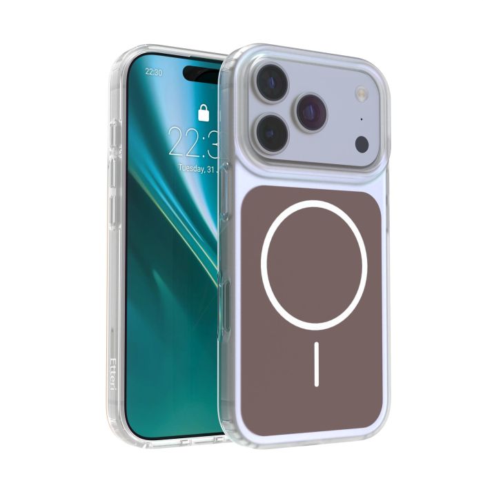 Obal Etteri Hidden Pearl MagSafe Apple iPhone 17 Pro hnedý