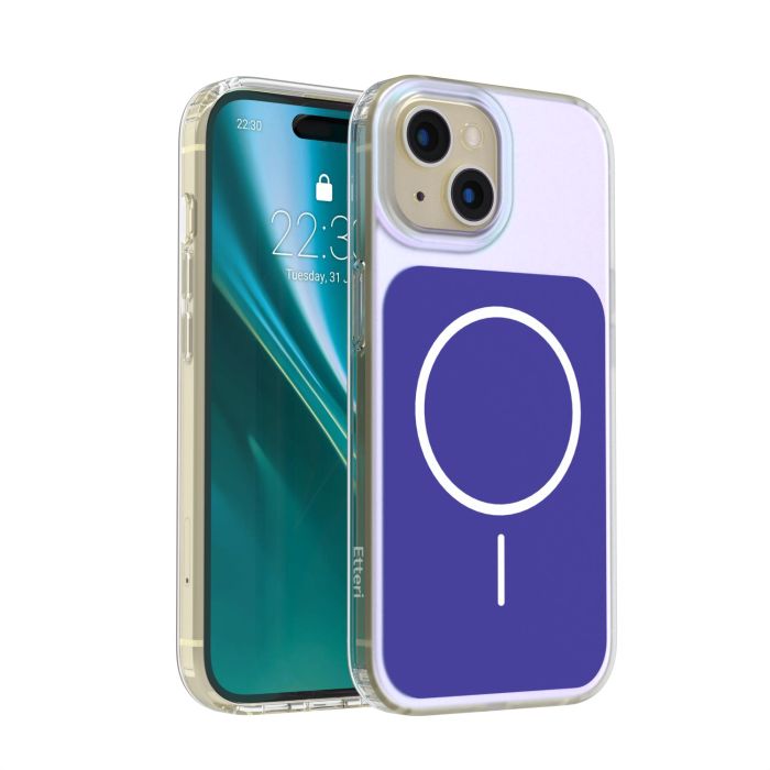 Obal Etteri Hidden Pearl MagSafe Apple iPhone 15 modrý