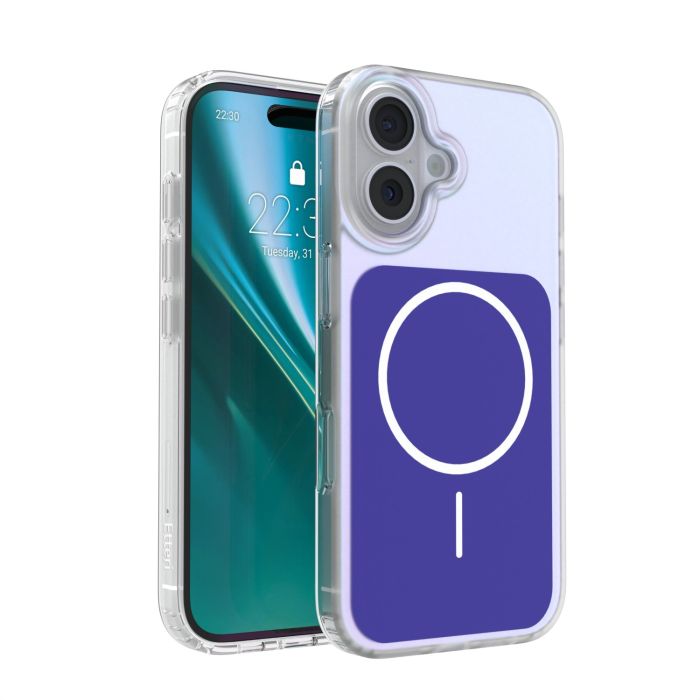 Obal Etteri Hidden Pearl MagSafe Apple iPhone 16 modrý