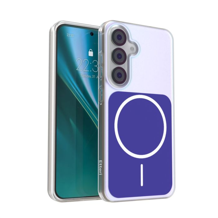 Obal Etteri Hidden Pearl MagSafe Samsung Galaxy S25 5G S931 modrý