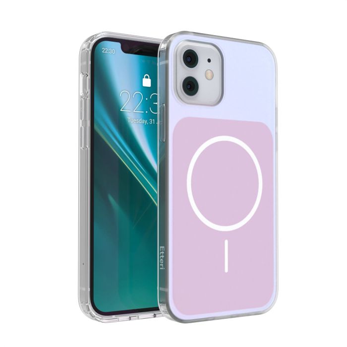 Obal Etteri Hidden Pearl MagSafe Apple iPhone 12/12 Pro ružový
