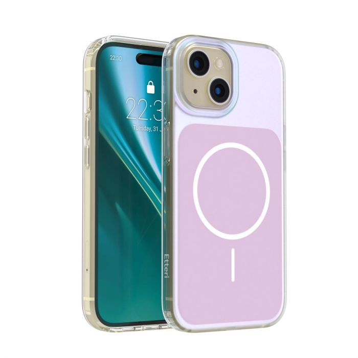 Obal Etteri Hidden Pearl MagSafe Apple iPhone 15 ružový