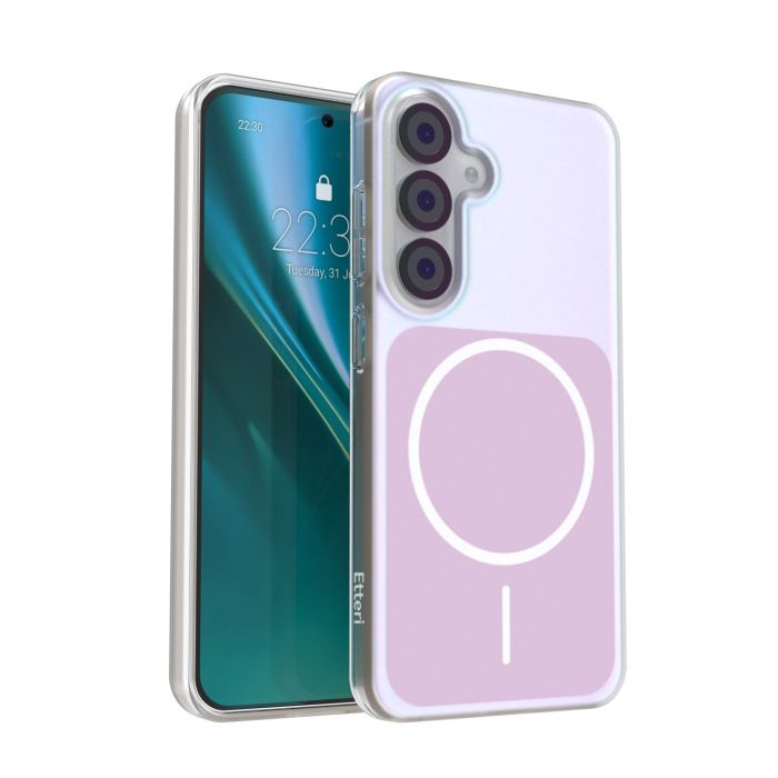 Obal Etteri Hidden Pearl MagSafe Samsung Galaxy S25 5G S931 ružový