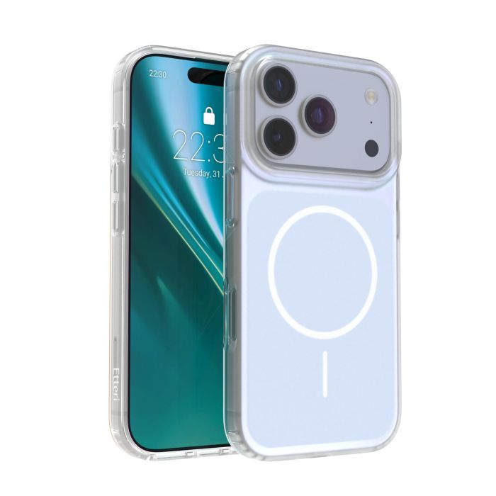 Obal Etteri Hidden Pearl MagSafe Apple iPhone 17 Pro svetlo-modrý