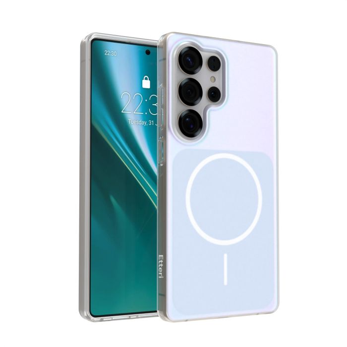 Obal Etteri Hidden Pearl MagSafe Samsung Galaxy S25 Ultra 5G S938 svetlo-modrý