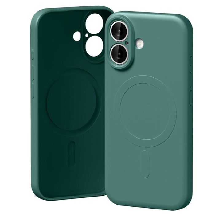 Mercury Semi-Silicone TPU Magsafe iPhone 17 - zelený