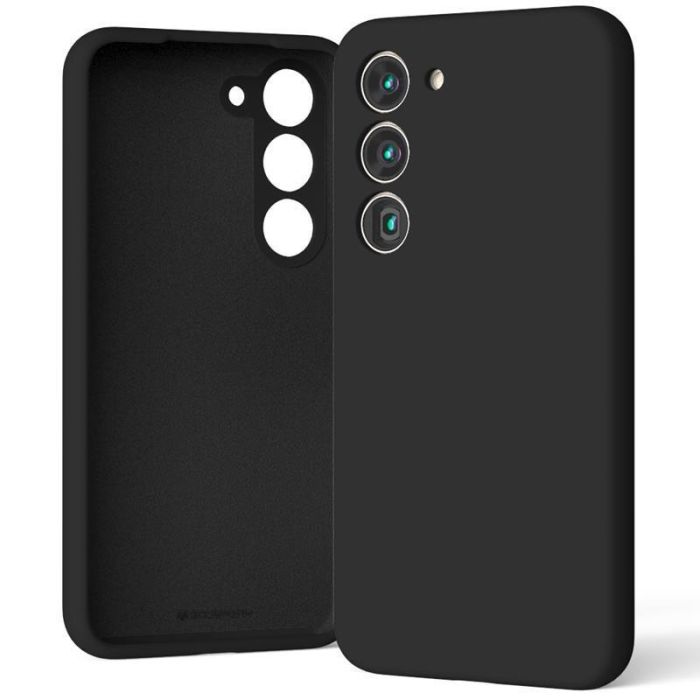 Mercury Silicone TPU Samsung S24 FE S721 - čierny