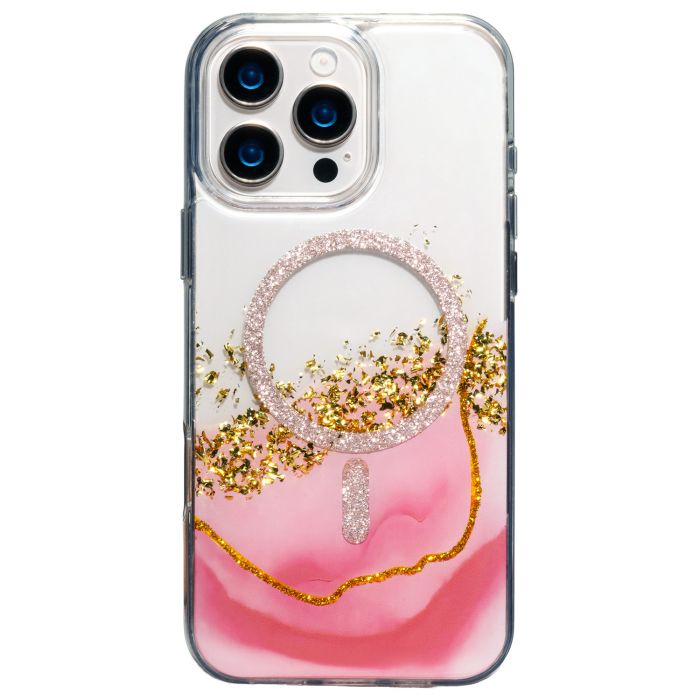 Obal Epoxy Mag MagSafe Apple iPhone 16 Pro ružový