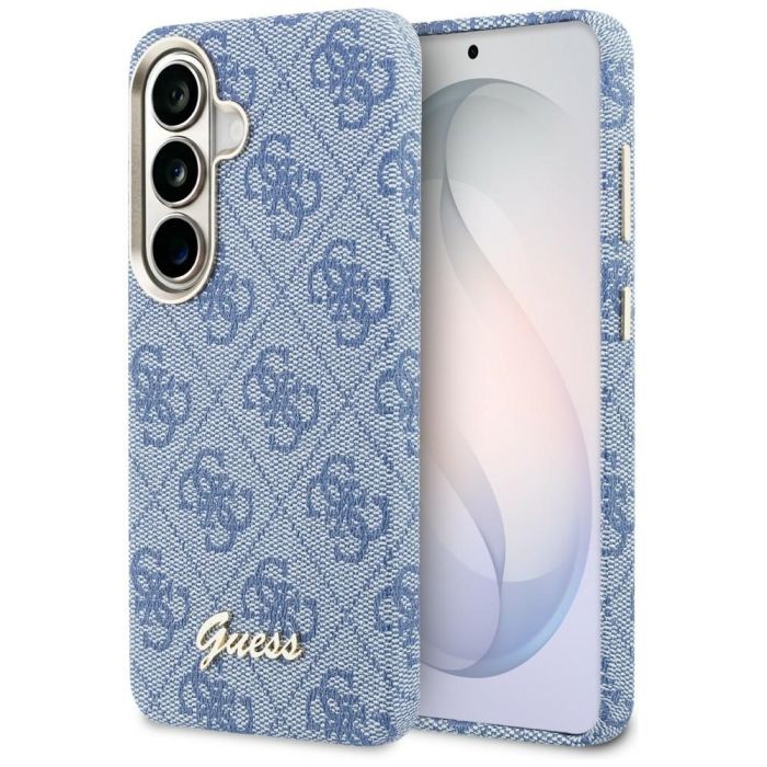 Guess case 4G Script MagSafe for Samsung Galaxy S26 blue