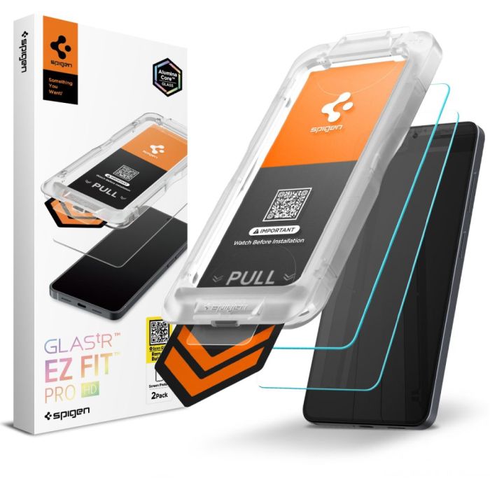 Spigen Tempered glass Glas.Tr Ez Fit Pro Hd 2-Pack for Samsung Galaxy S26 Plus clear