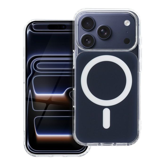 Fusion Magsafe TPU/TPC iPhone 16e/17e - tmavo-modré