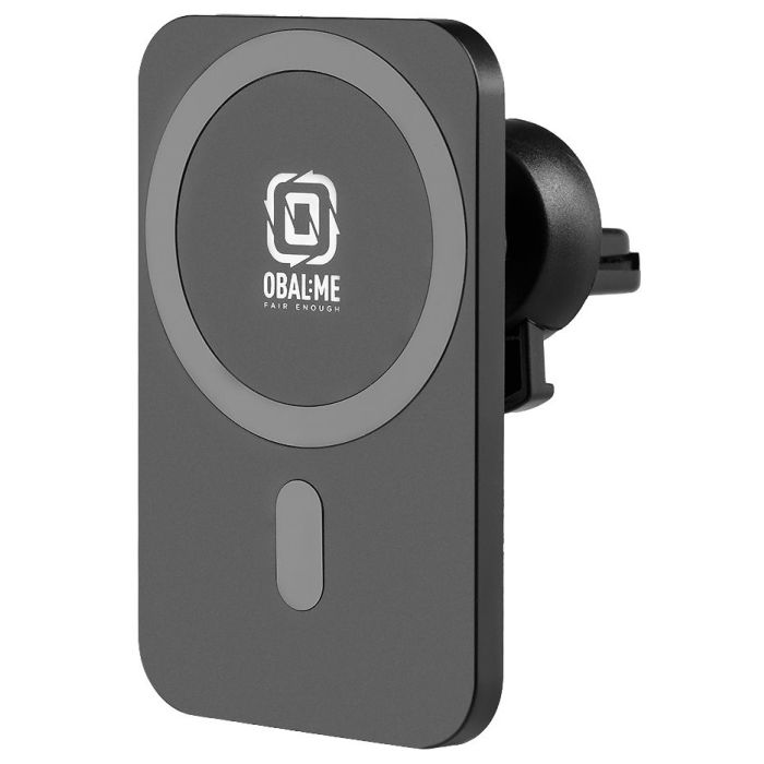 OBAL:ME MagNetix Plate bezdrôtový nabíjací držiak 15W čierny
