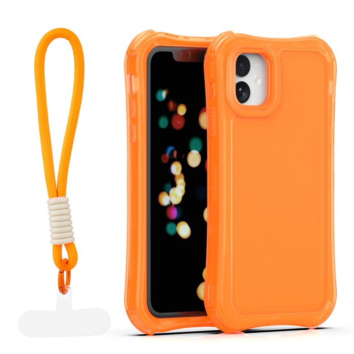Obal Safepop Strap Apple iPhone 11 oranžový
