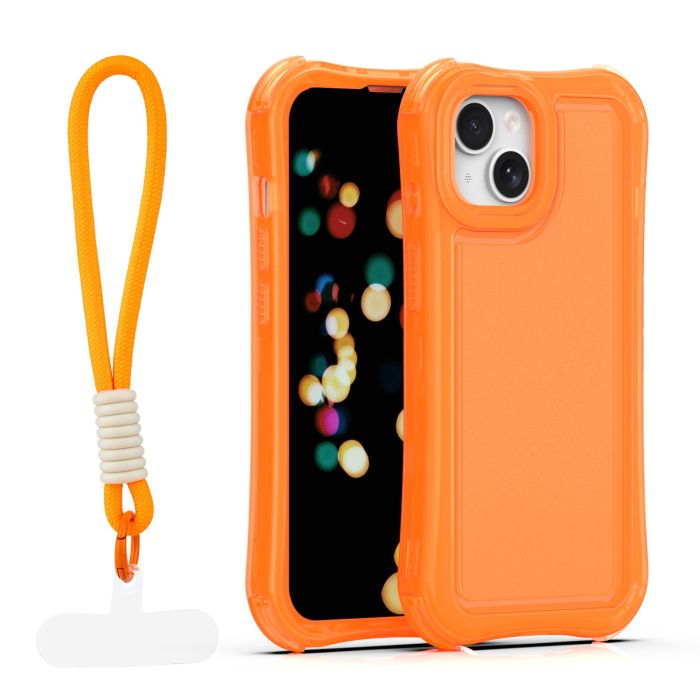 Obal Safepop Strap Apple iPhone 13 oranžový