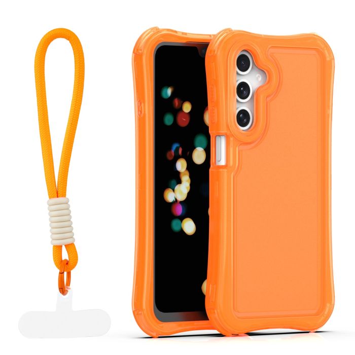 Obal Safepop Strap Samsung Galaxy A16 4G A165/A16 5G A166 oranžový