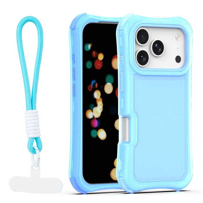 Obal Safepop Strap Apple iPhone 17 Pro Max modrý