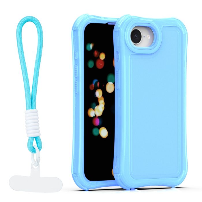 Obal Safepop Strap Apple iPhone 16e/17e modrý