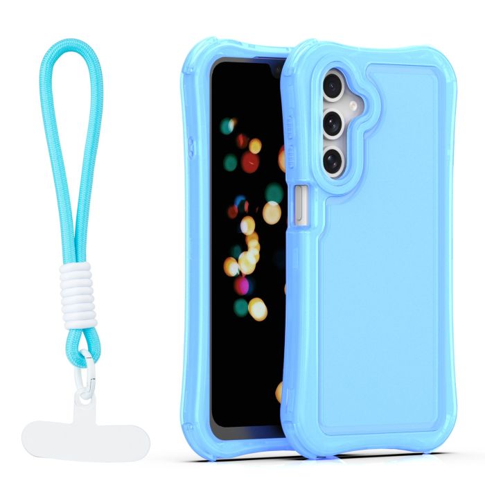 Obal Safepop Strap Samsung Galaxy A16 4G A165/A16 5G A166 modrý