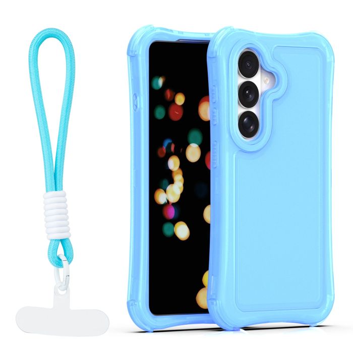 Obal Safepop Strap Samsung Galaxy S24 5G S921/S25 5G S931 modrý