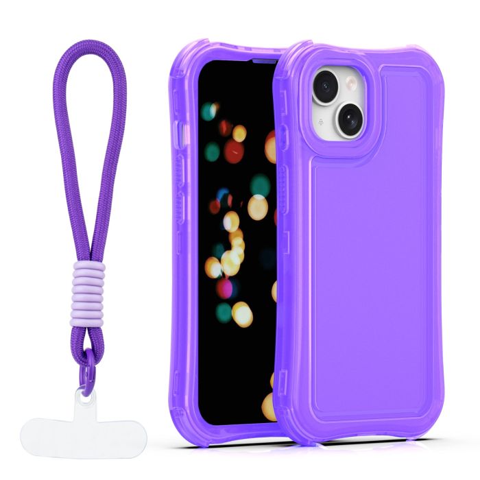 Obal Safepop Strap Apple iPhone 13 fialový