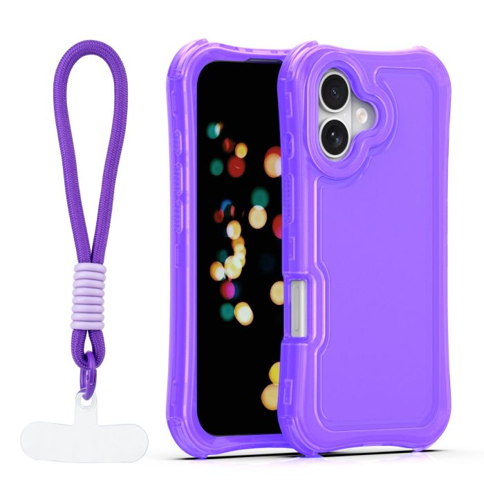 Obal Safepop Strap Apple iPhone 17 fialový