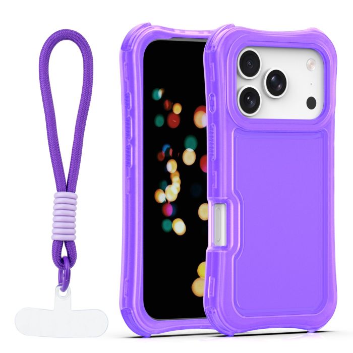 Obal Safepop Strap Apple iPhone 17 Pro fialový