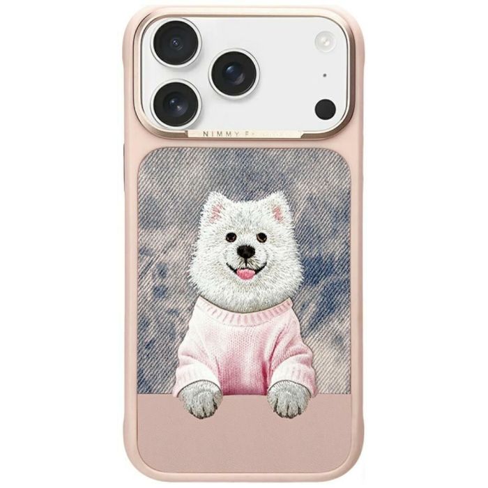 Obal NIMMY GENTLE PETS SERIES DOG MagSafe Apple iPhone 17 Pro ružový
