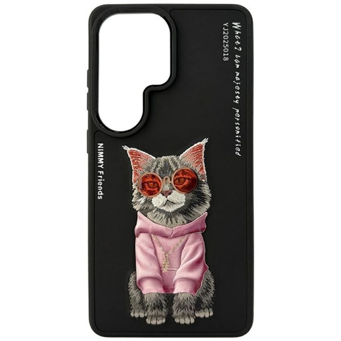 Obal NIMMY GLASSES COOL CAT Samsung Galaxy S26 Ultra 5G S948 čierny