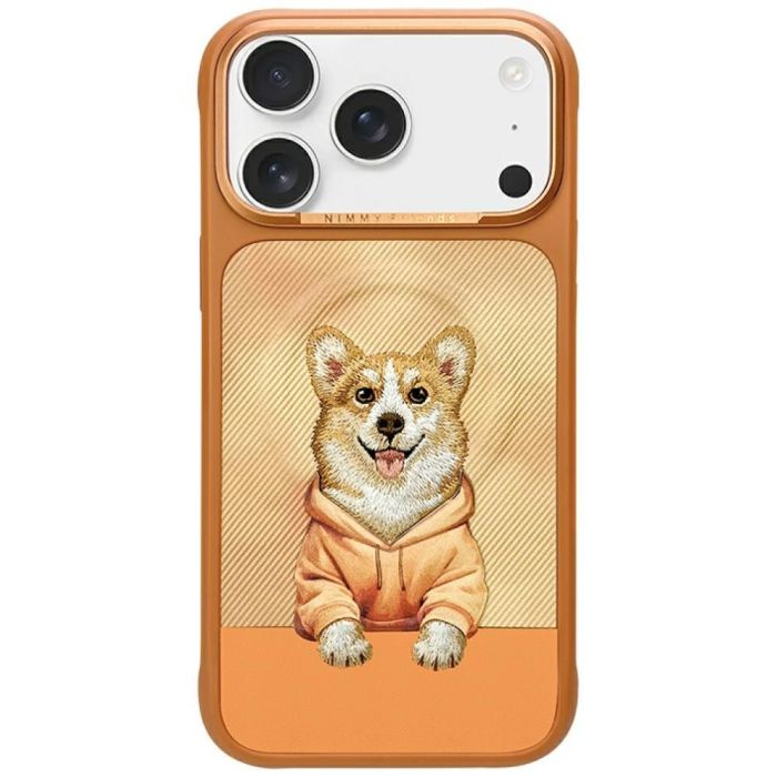 Obal NIMMY GENTLE PETS SERIES DOG MagSafe Apple iPhone 17 Pro oranžový