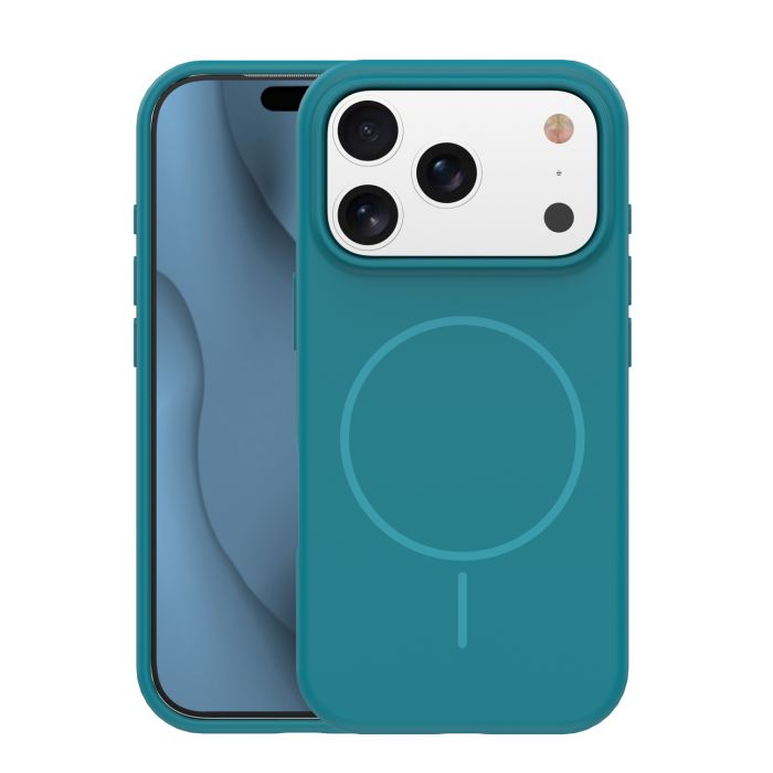 Obal Silicone Thin Mag Apple iPhone 17 Pro Max tyrkysový