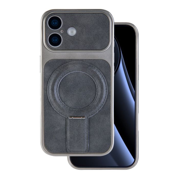 Obal Luxgrip Mag MagSafe Apple iPhone 16 sivý