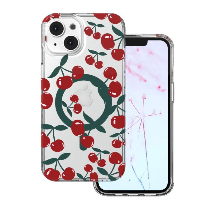 Obal Cherry Mag MagSafe Apple iPhone 15 transparentný
