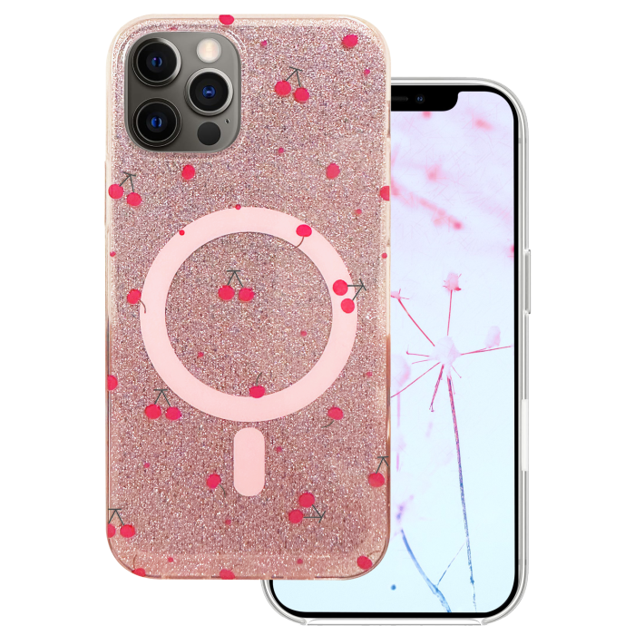 Obal Cherry Mag MagSafe Apple iPhone 12/12 Pro trblietavý