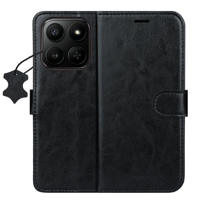 Obal Smart Luxe leather Motorola Edge 70 Fusion čierny