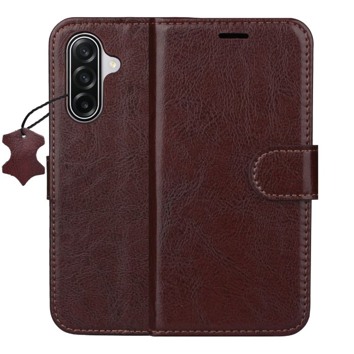 Obal Smart Luxe leather Samsung Galaxy A17 4G/5G/A26 5G hnedý