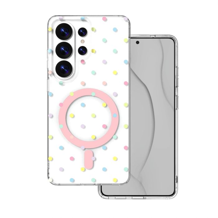 Obal Bubble Dots Mag Samsung Galaxy S26 Ultra 5G S948 biely