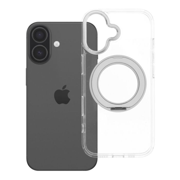 Obal Frame Circle Stand MagSafe Apple iPhone 17 transparentný