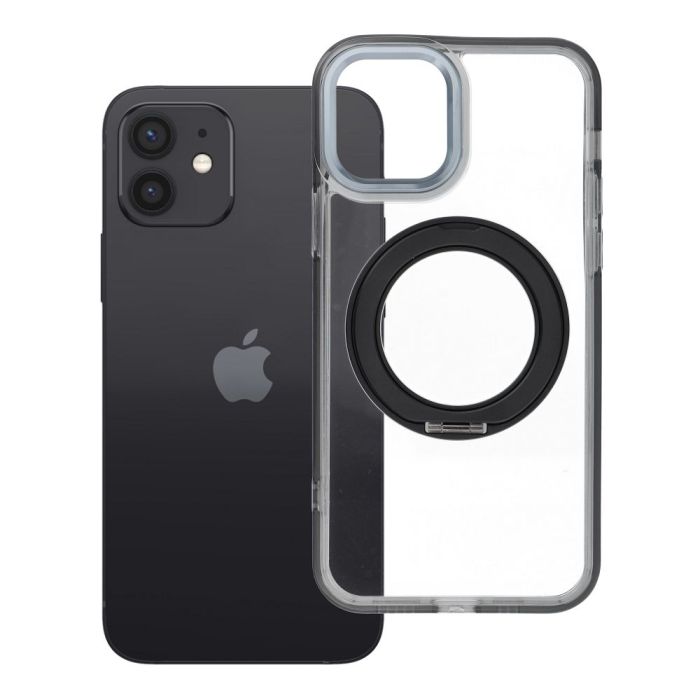 Obal Frame Circle Stand MagSafe Apple iPhone 12 čierny