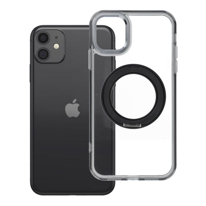 Obal Frame Circle Stand MagSafe Apple iPhone 11 čierny